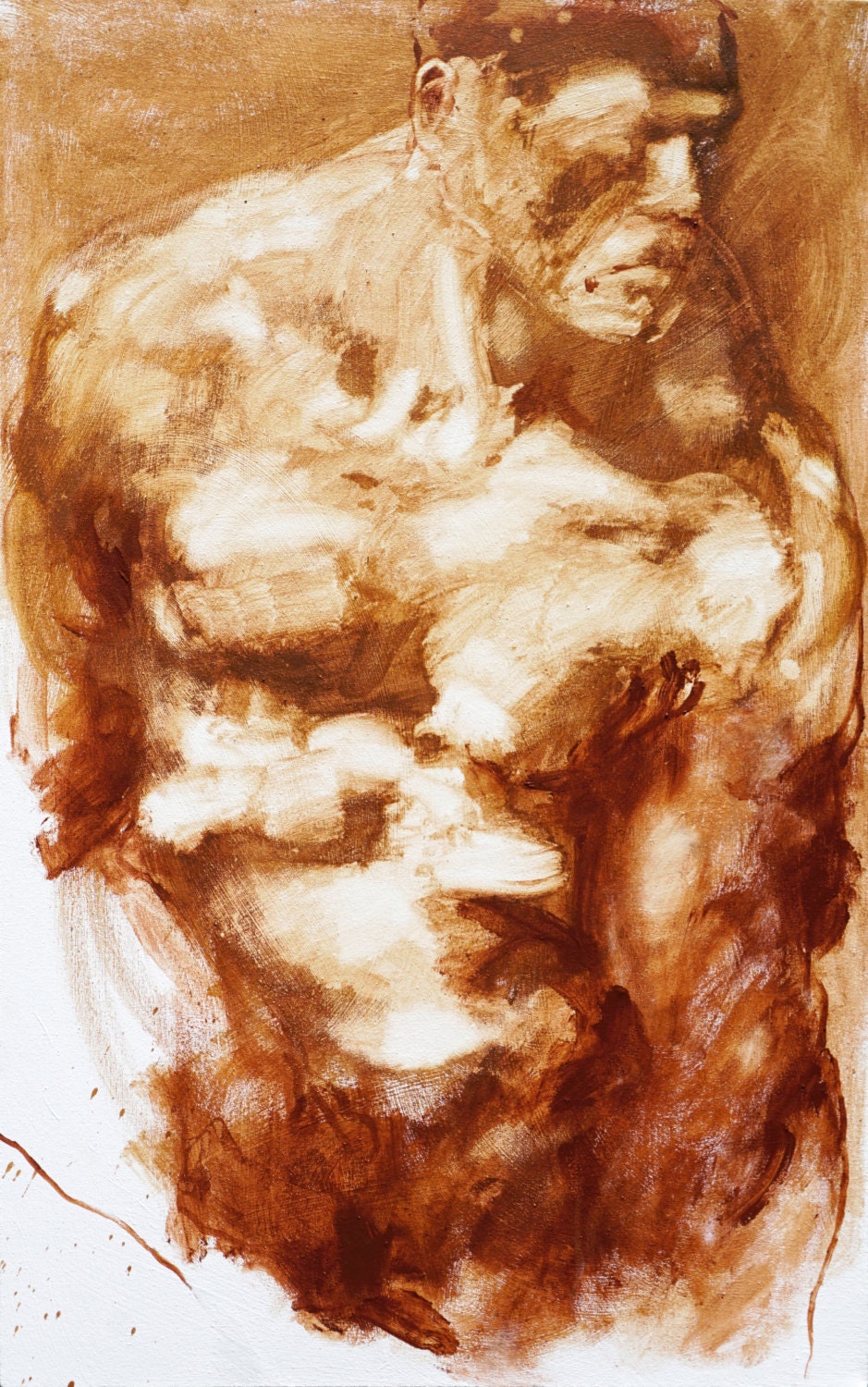 abstract male figure