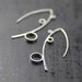 sterling silver dangle earrings - statement earrings - handmade by lolide