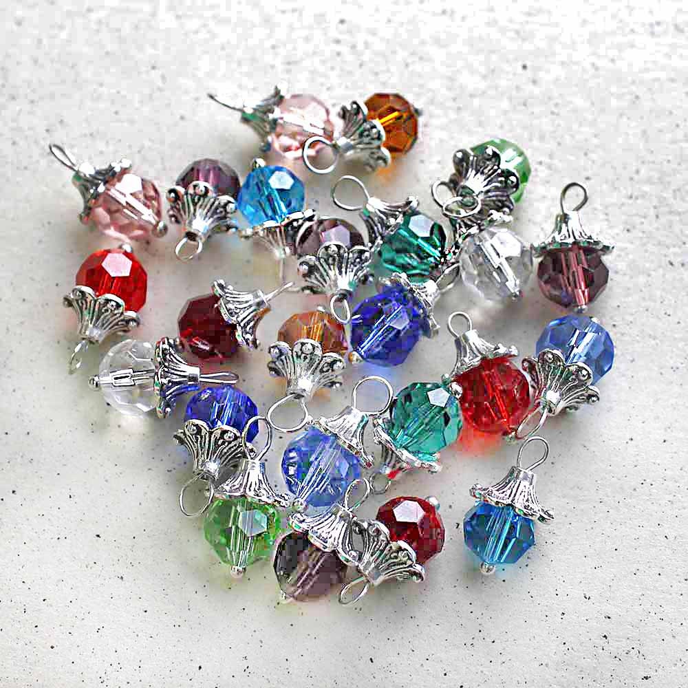 12 Birthstone 8mm Beads Entire Set One Of Each Month Dbd525