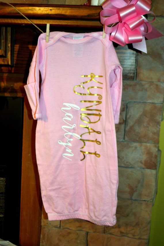 monogrammed gowns for newborns