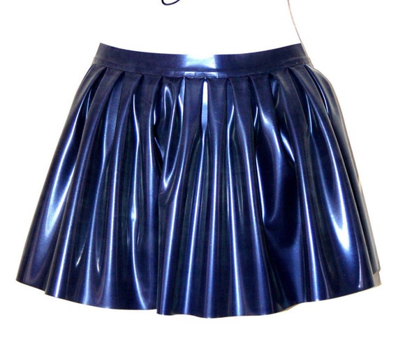 Short Latex Skater Skirt by fetasialatex on Etsy