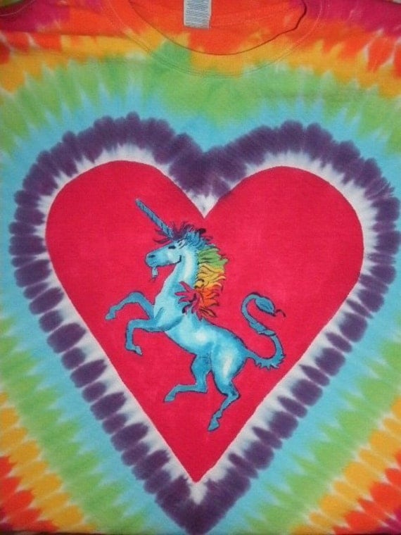 unicorn tie dye shirt diy