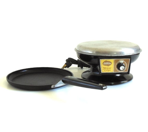 Sunbeam M'sieur Crepe Electric Crepe Maker 1970s Kitchen