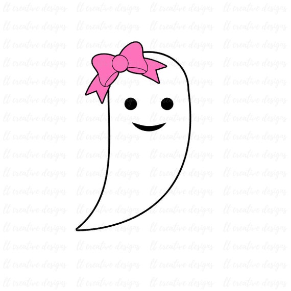 Download Ghost SVG Cute Ghost SVG Bow Ghost SVG Ghost Clipart