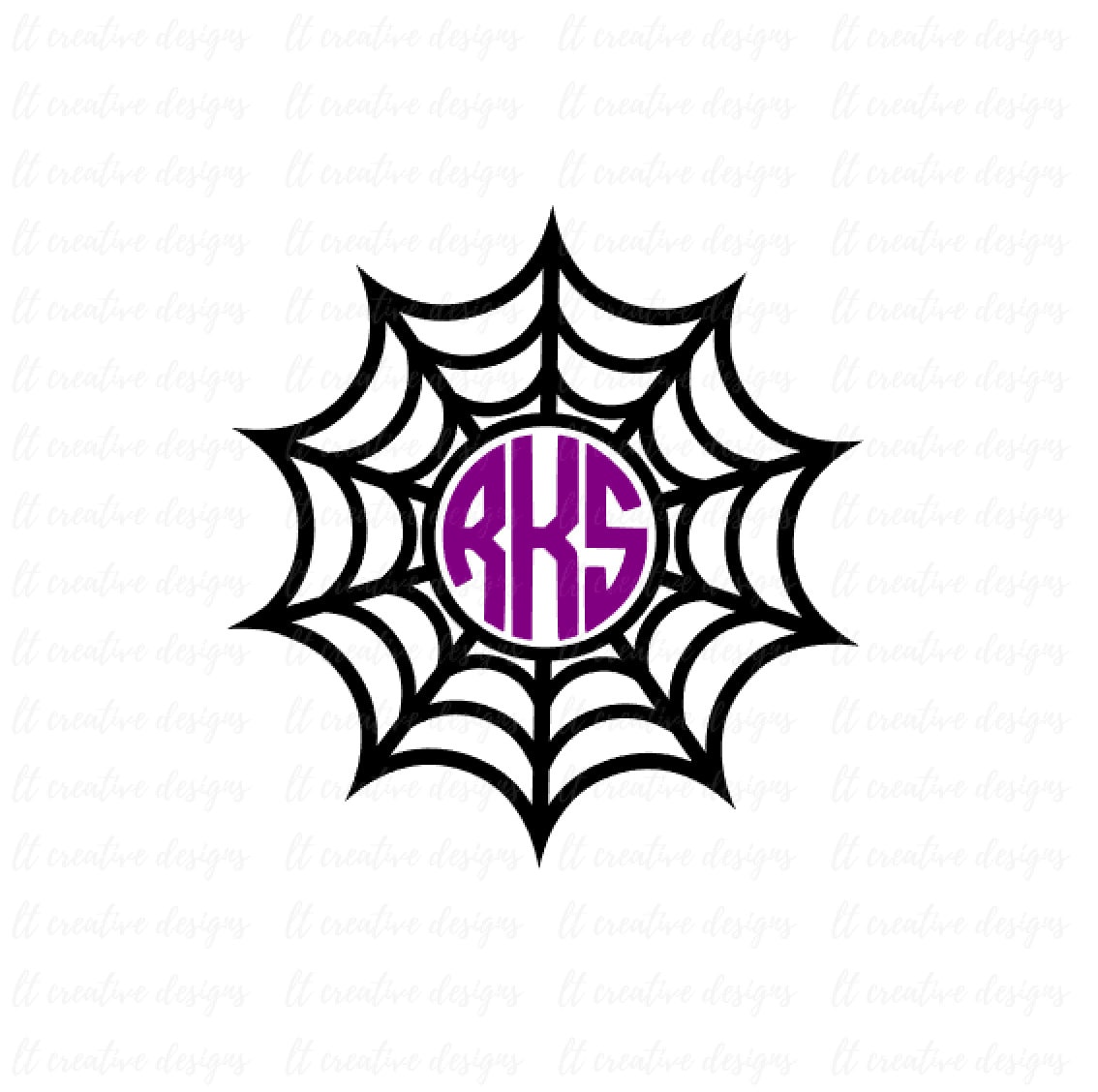 Download Spider Web Monogram SVG, Halloween Monogram Frames ...