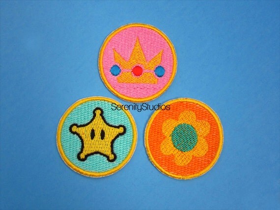 Princess Peach Princess Daisy or Princess Rosalina Emblem