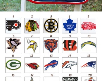 Custom Saddle Pad Professional Sports Teams Patch - Patriots // Seahawks // Bears // Sox - MADE TO ORDER