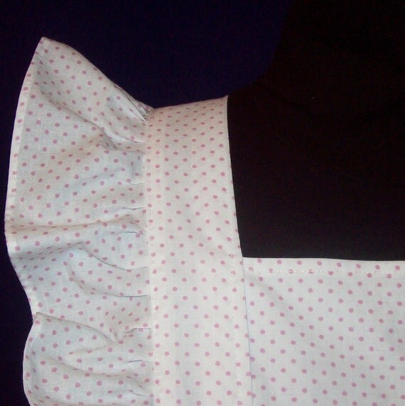 white pinafore apron plus size