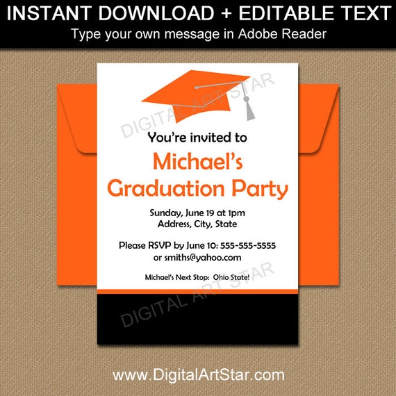 Graduation Invitation Pdf 4