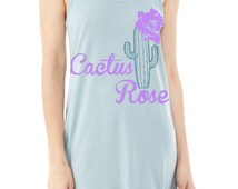 Queen Gypsy Cowgirl Rose Cactus Tee Shirt main image 1