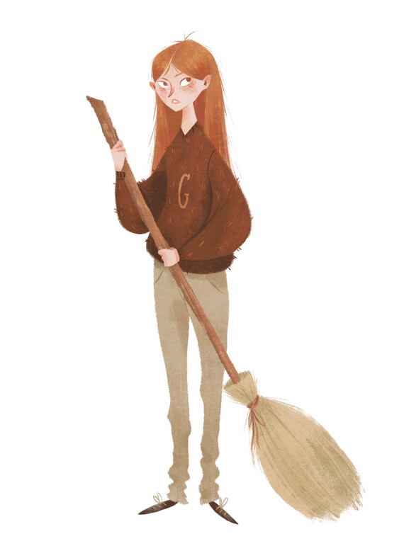 Ginny Weasley 6x4 postcard print