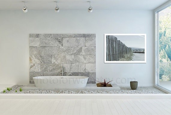 Ocean beach maison décor océan photographie/plage par photoforwall Clôture Maison décor
