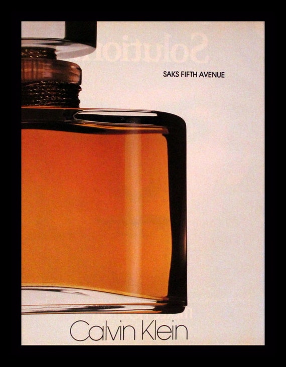 1983 Calvin Klein by Calvin Klein Perfume Ad by 3rdStVintagePaper