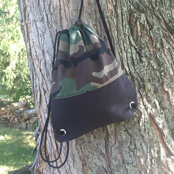 black camo bookbag