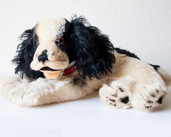 vintage stuffed dog