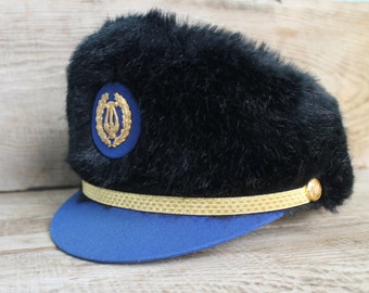 Vintage Army Cap / Military orcestra Hat Cap / Military Hat Cap / New Condition
