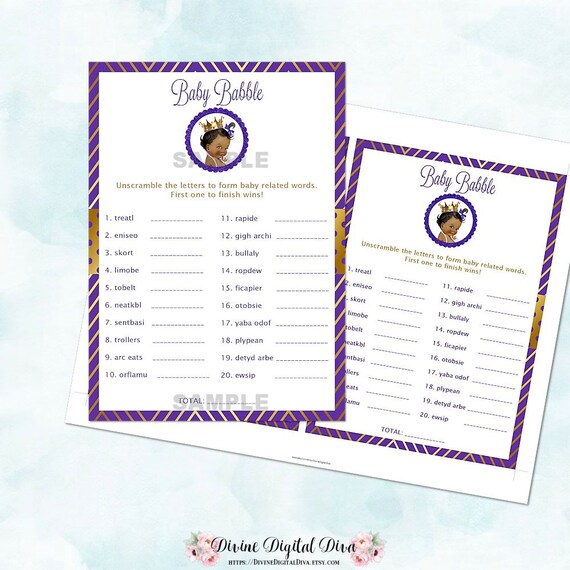 Baby Babble Word Scramble Jerusalem House Baby Babble Word Scramble Jerusalem House