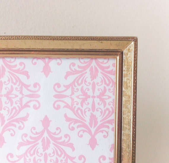 Vintage Gold Picture Frame 8x10 Ornate Metal Photo Frame