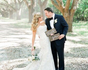 Wedding Thank You Signs - Sophia Collection