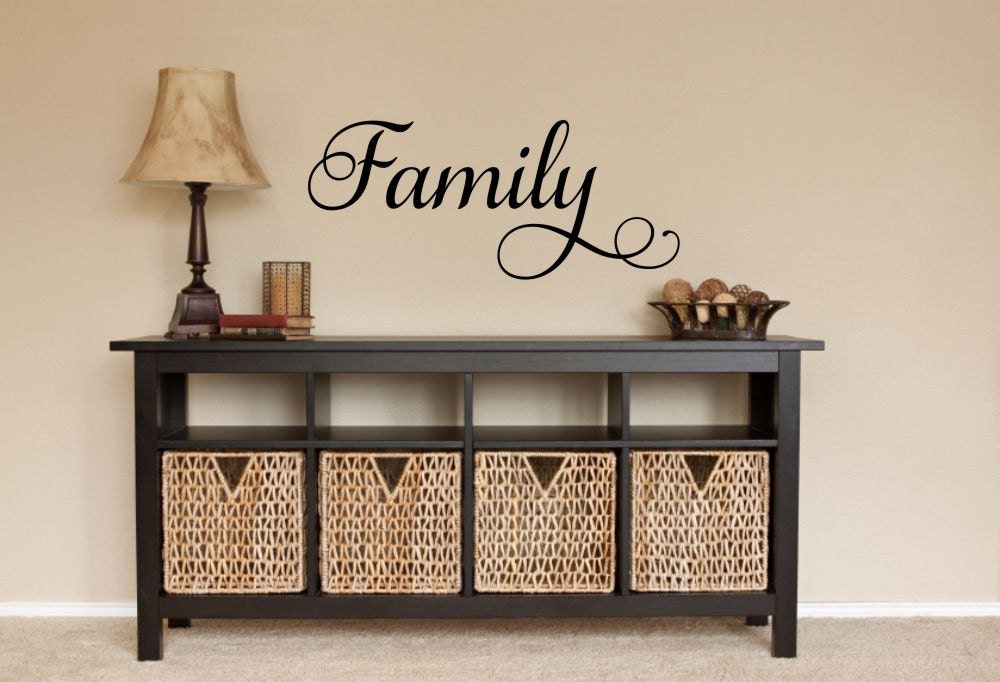 Family Decal Family Wall Decal Picture Wall Decal Family Vinyl