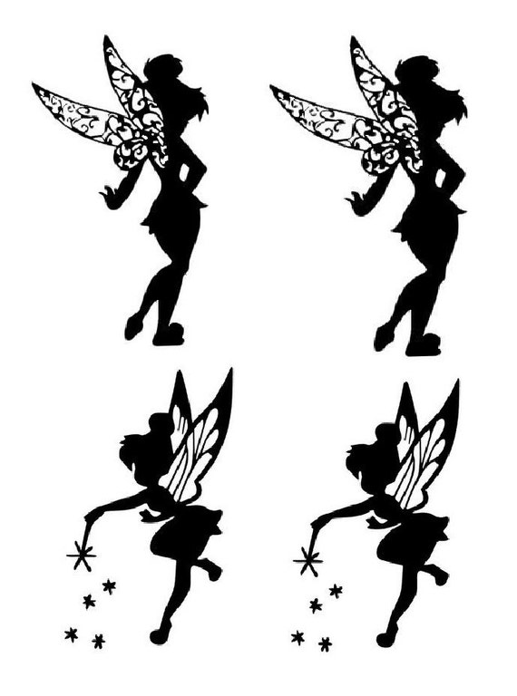 Download Fairy Silhouette 4 digital clipart images printable download
