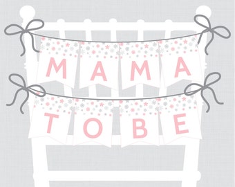 Woodland Baby Shower Chair Banner Mama To Be Mom