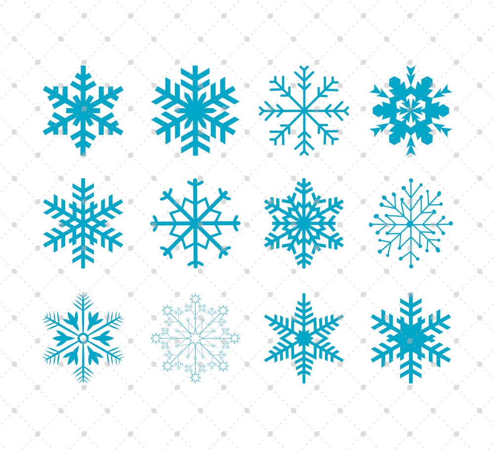 Download Snowflakes SVG Cut Files Christmas Snowflakes SVG Cut Files