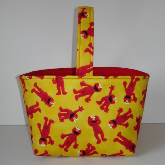 Elmo Easter Basket Sesame Street Easter Basket Elmo Fabric