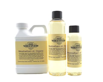 Meadowfoam Seed Oil , 2 oz -4 oz- 8 oz Soap making, lotion, creams, massage oil, bath, beauty, lip balm