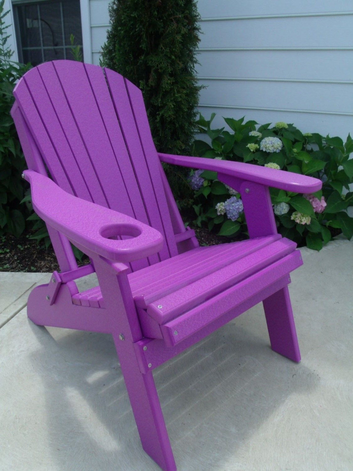 Recycled Poly Lumber Folding Adirondack Chair by FurnitureBarnUSA