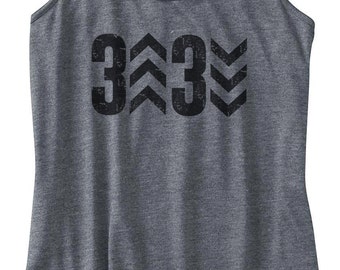 ORIGINAL Women's 3up 3down Baseball Printed Tank, Baseball Design, Racerback Tank, Women's Baseball Shirt, Printed Tanktop, Baseball Tank