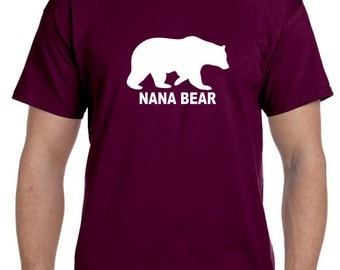 Nana Bear Shirt, Nana Shirt, Nana Gift, Gifts for Nana, Grandma Gift, Christmas, Gifts for Grandma, Personalized Grandparent Gifts