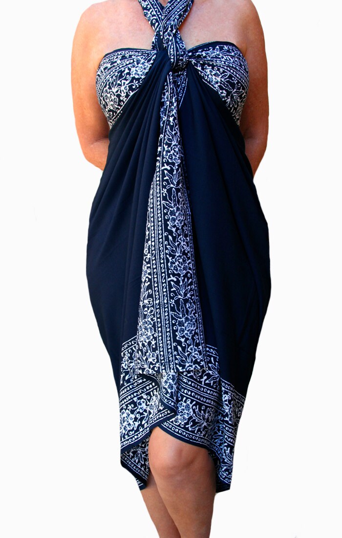PLUS SIZE Sarong Batik Pareo Beach Sarong Womens Plus Size