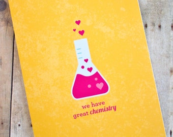 We Have Great Chemistry Science Love/Anniversary Card
