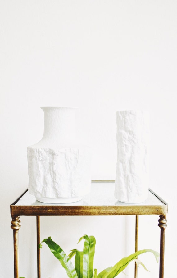 Vase // Mid Century // Mid Century Modern // White Porcelain