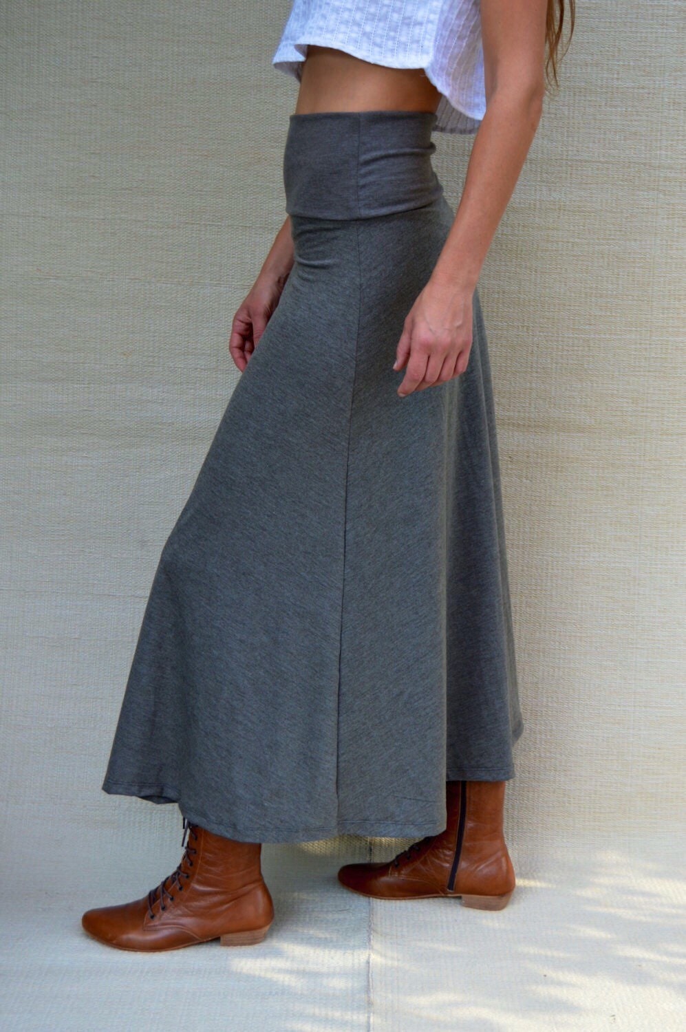 Maxi Skirt High Waisted Maxi Skirt A Line Skirt Womens