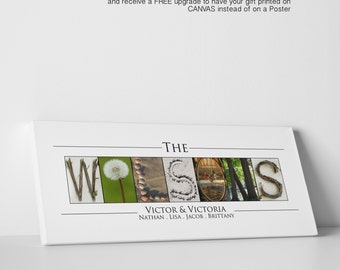 Wedding Family Tree Art Print - Personalized Wedding Gift for Couples Gift for Her Him - Newlywed Engagement Anniversary Gift - PROMO