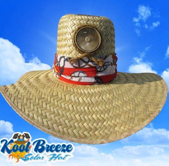 Straw Cooling Solar Sun Hat - Lady's Gardener