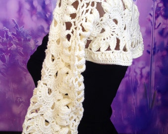 Lace Crochet Bolero/ Wedding Bolero/ Wedding crochet Shrug/ Ivory Lace Bolero/ Crochet Ivory shrug/ Crochet Lace Shrug/ Christmas gift