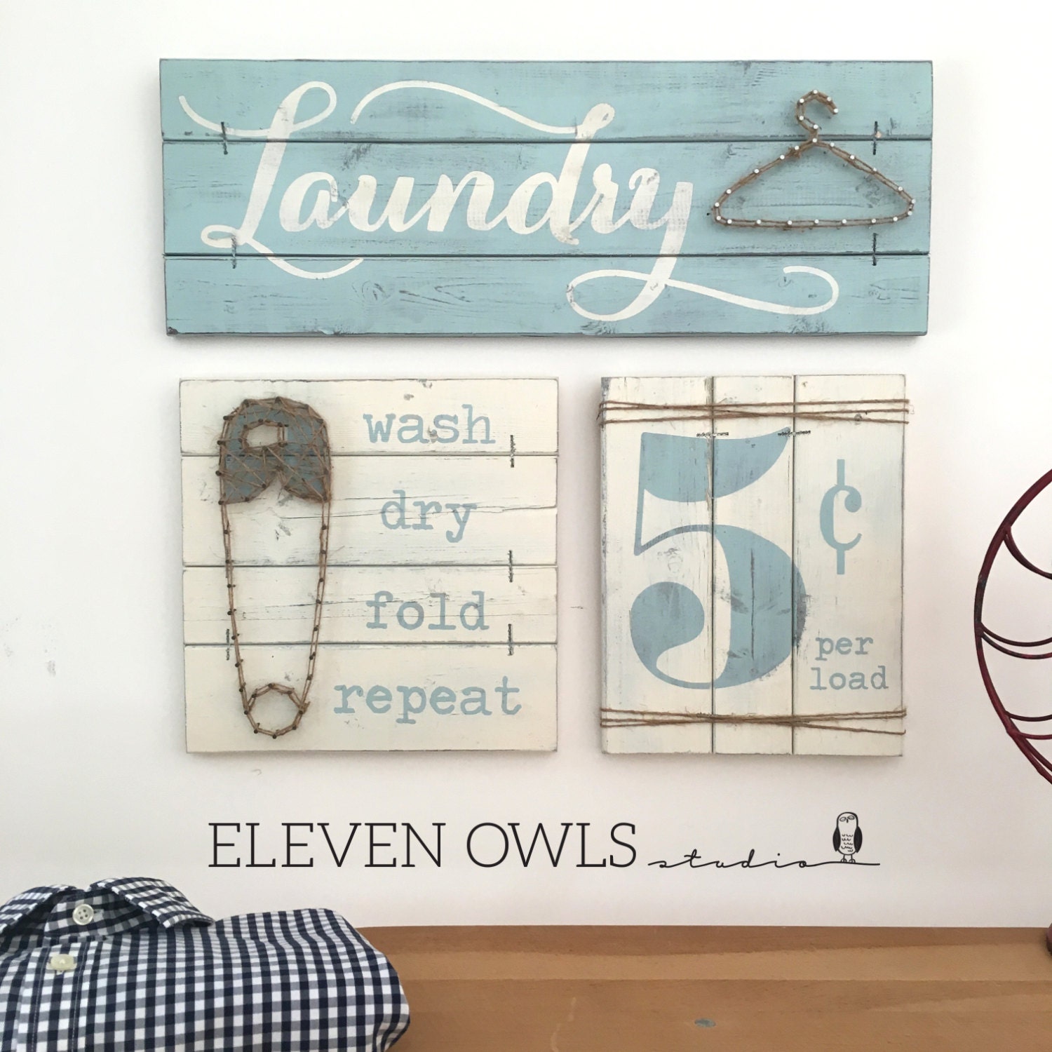 LAUNDRY SIGN SET Laundry Room Decor Laundry Room Decor