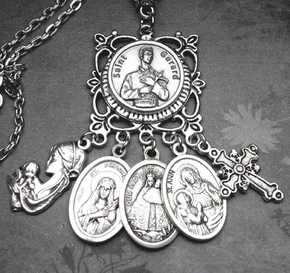 Pregnancy & Fertility Patron St. Gerard Prayer Amulet Holy