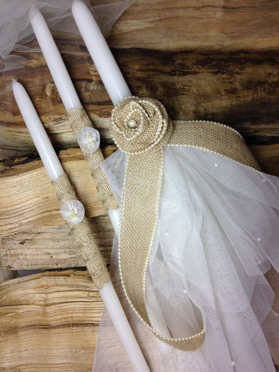 Orthodox Baptismal CandlesGirls Baptismal by dahliaWeddingBaptism