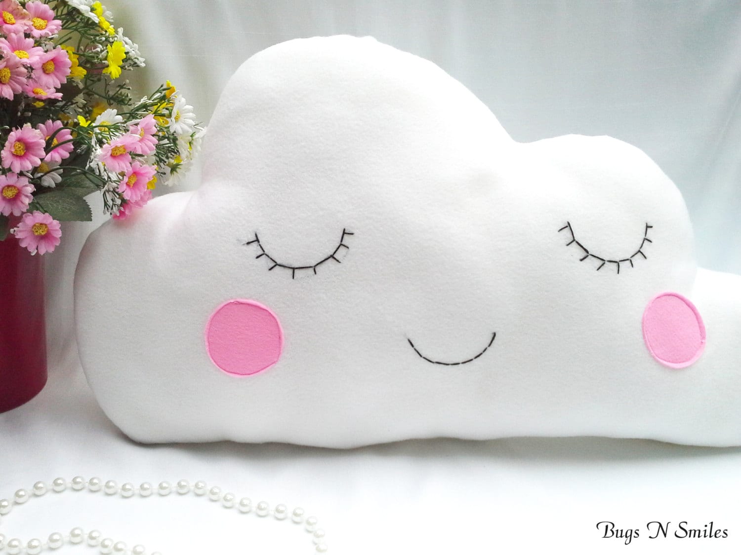 Cloud pillows nursery decor kids pillow cushion by BugsNSmiles