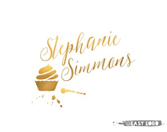 Cupcake logo design | Etsy