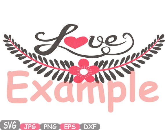 Download Love Vows / Love lauder today Word Art SVG Cutting file SVG ClipArt Ink monograme Silhouette ...