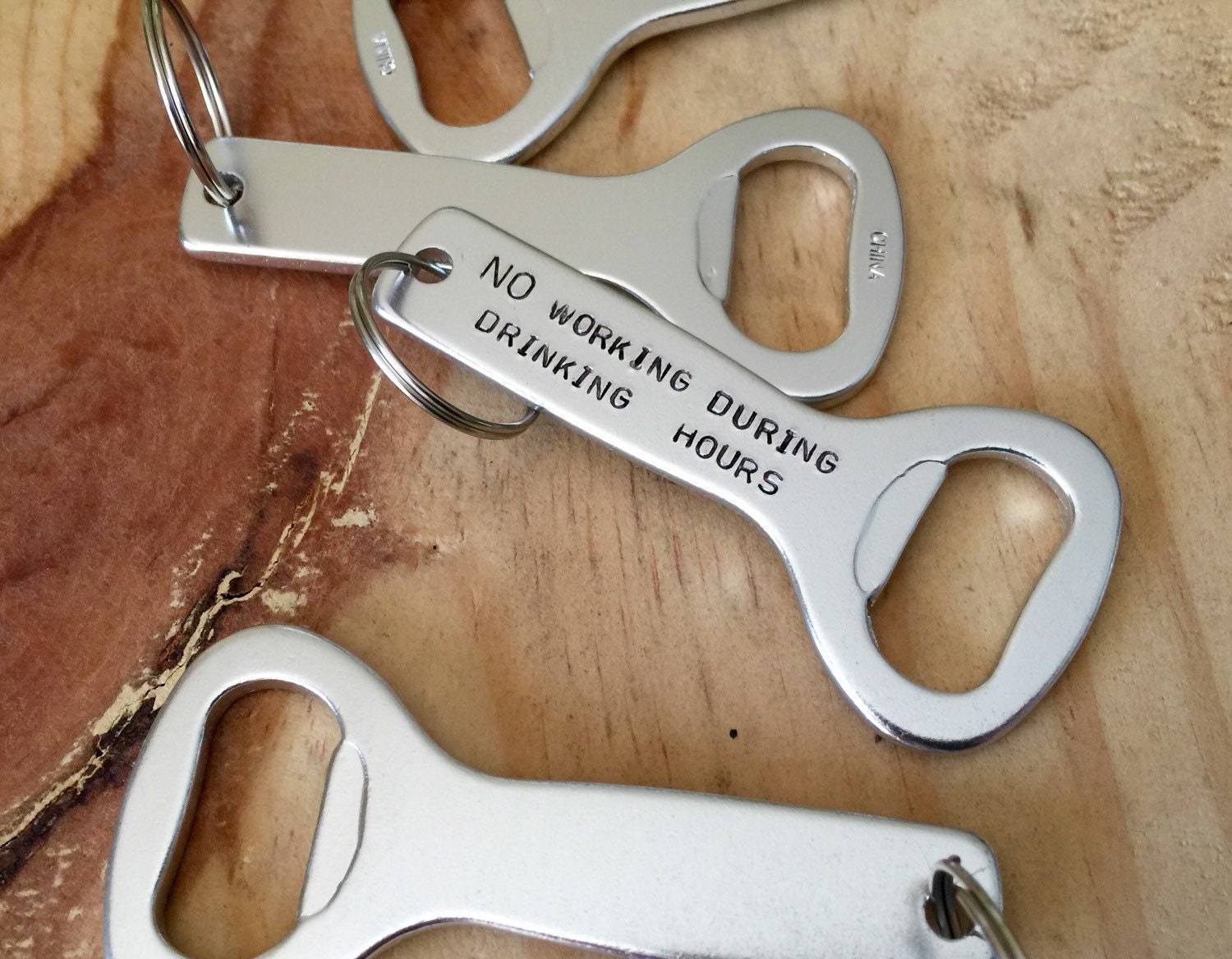 Custom keychain bottle opener personalized bottle opener hand