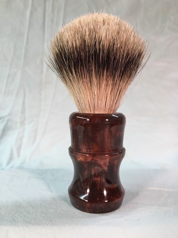 Handmade shave brush by EBLatheworks on Etsy