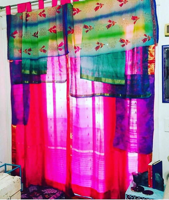 Handmade Sari Curtains