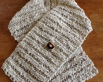 Items similar to Vashon Cowl - soft wave cabled sport weight alpaca cowl Knit...