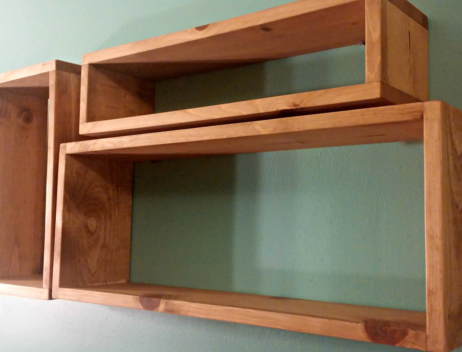 Rustic Wood Shelves Wood Shadow Boxes/Box by MittenMadeWoodcrafts